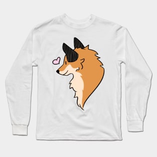 little fox doodle Long Sleeve T-Shirt